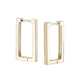 14K Gold Plated Double-Layer Sunflower Stud Earrings - Everyday Luxury for Work & Play - JS5